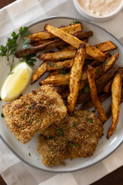 Air Fried Fish and Chips with Tartar Sauce – Good Ranchers