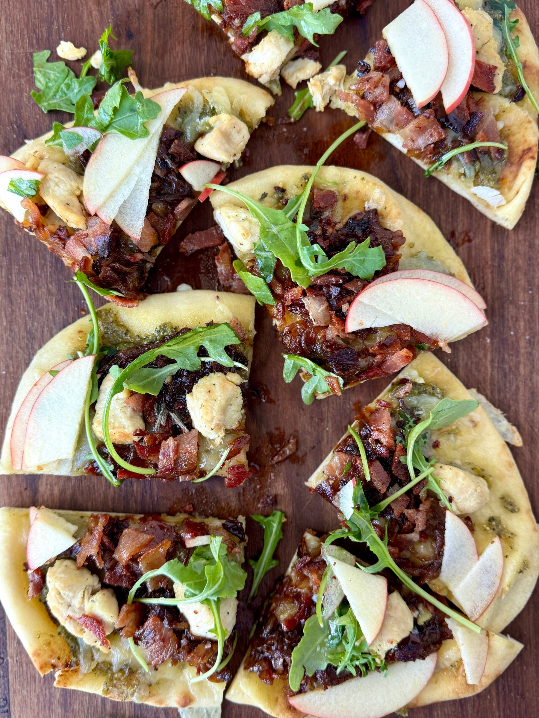 Bacon Cheddar Apple Flatbread