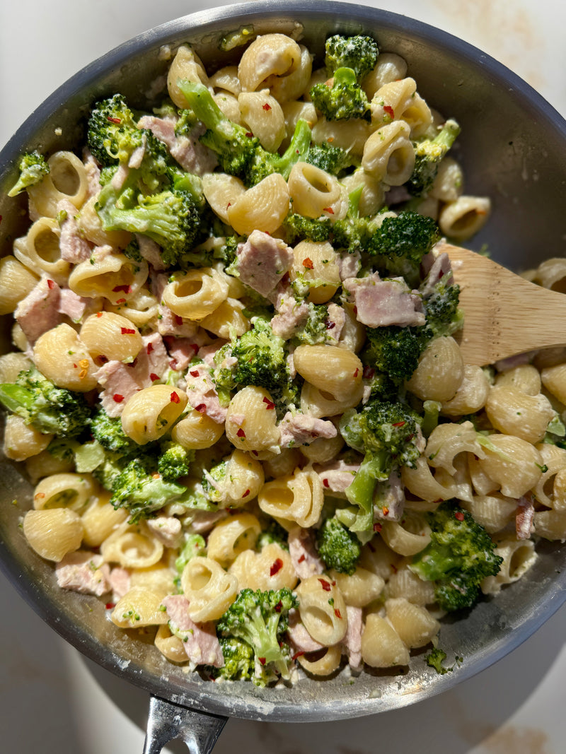 Ham and Broccoli Pasta
