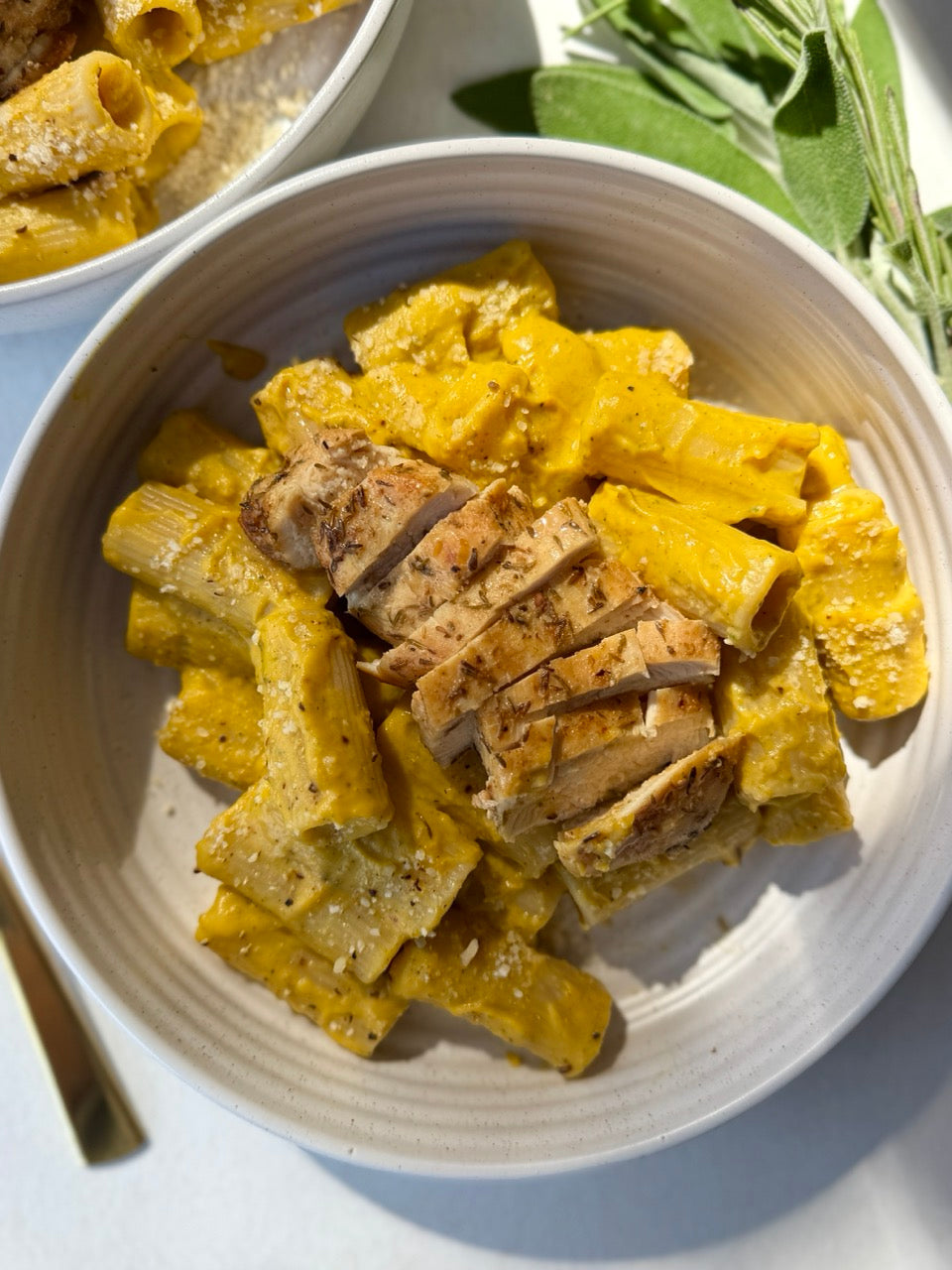 Butternut Squash Pasta with Chicken