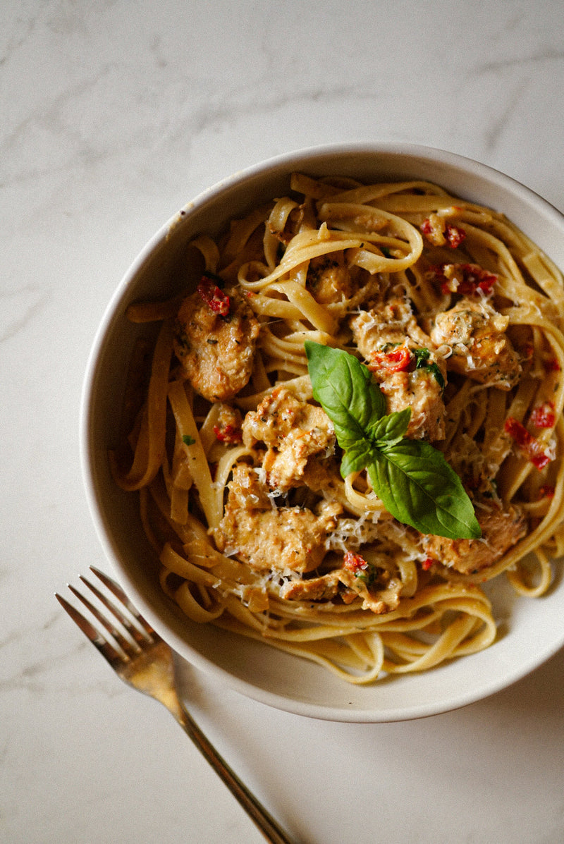 Chicken Tomato Fettuccine