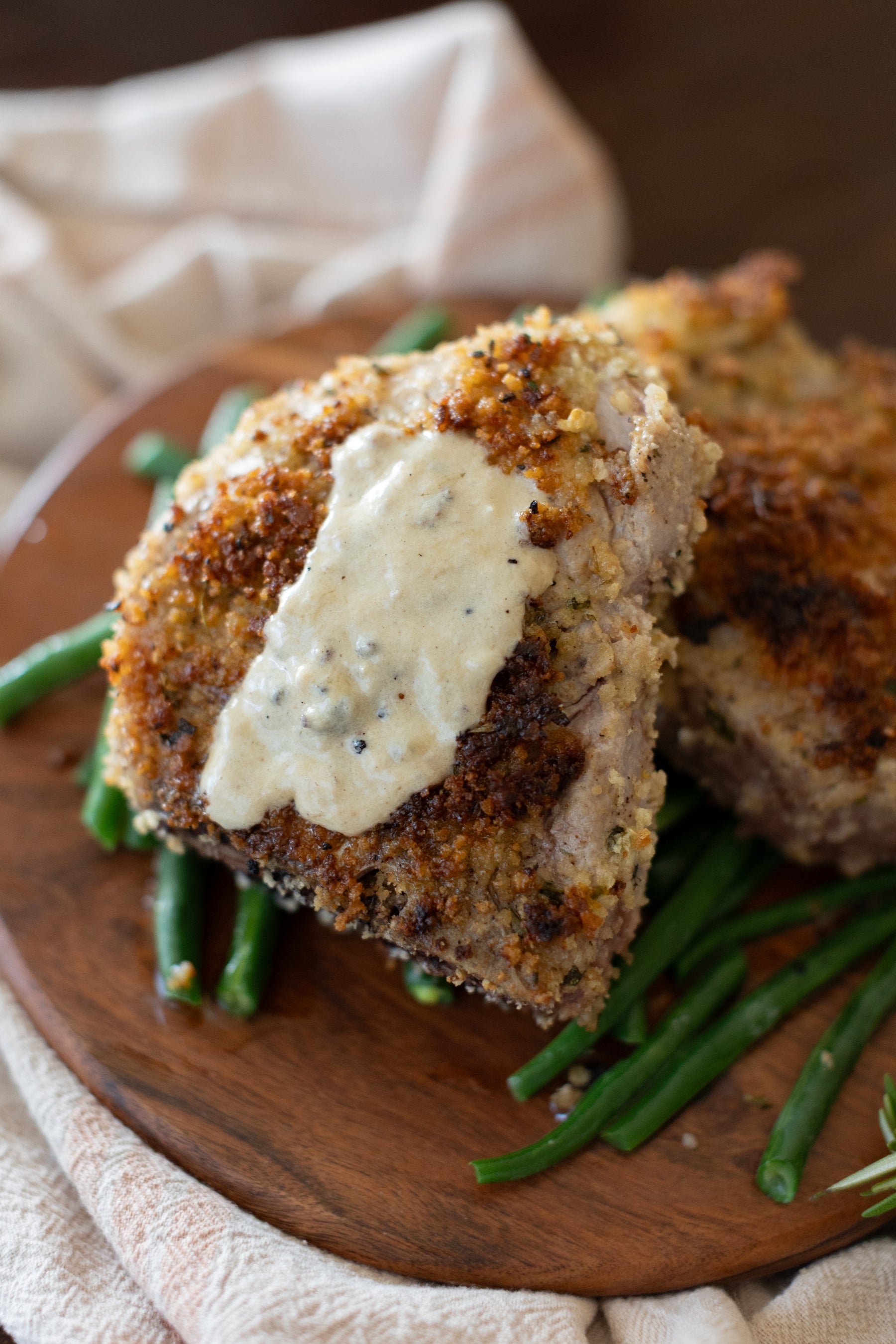 Herb Crusted Pork Chops