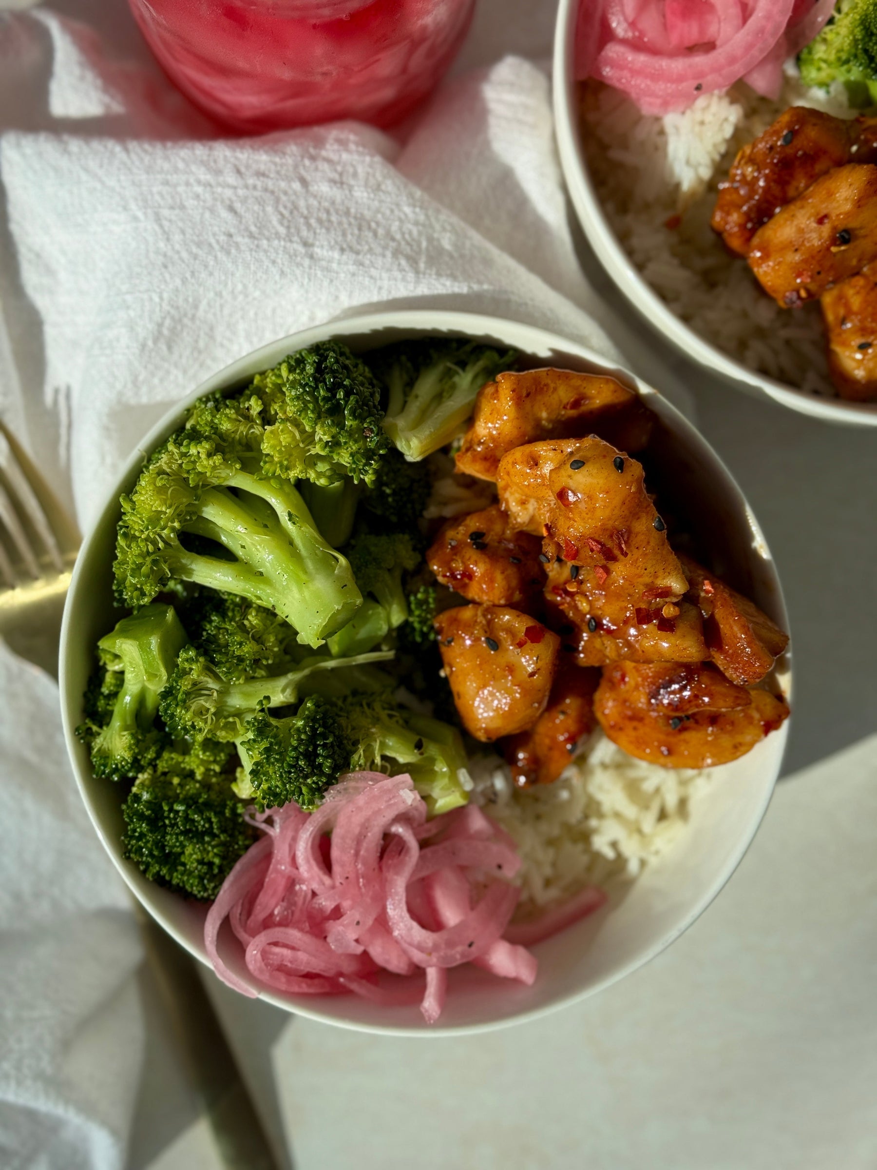 Hot Honey Chicken Bowls