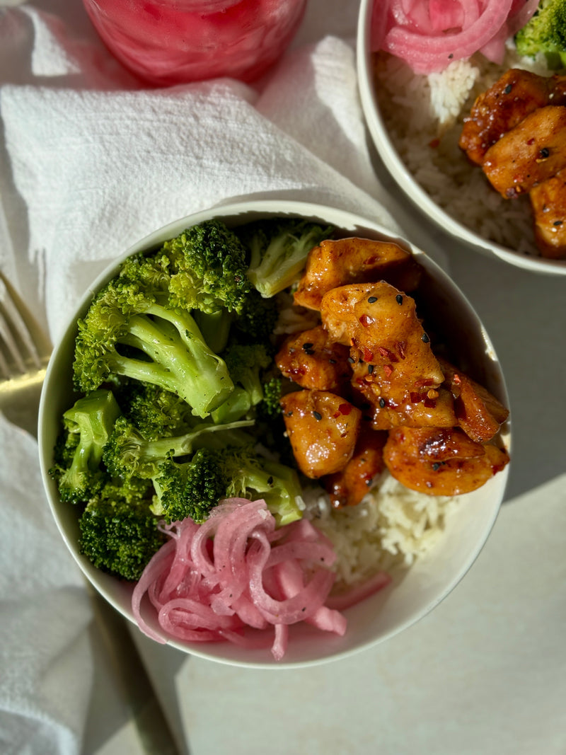 Hot Honey Chicken Bowls