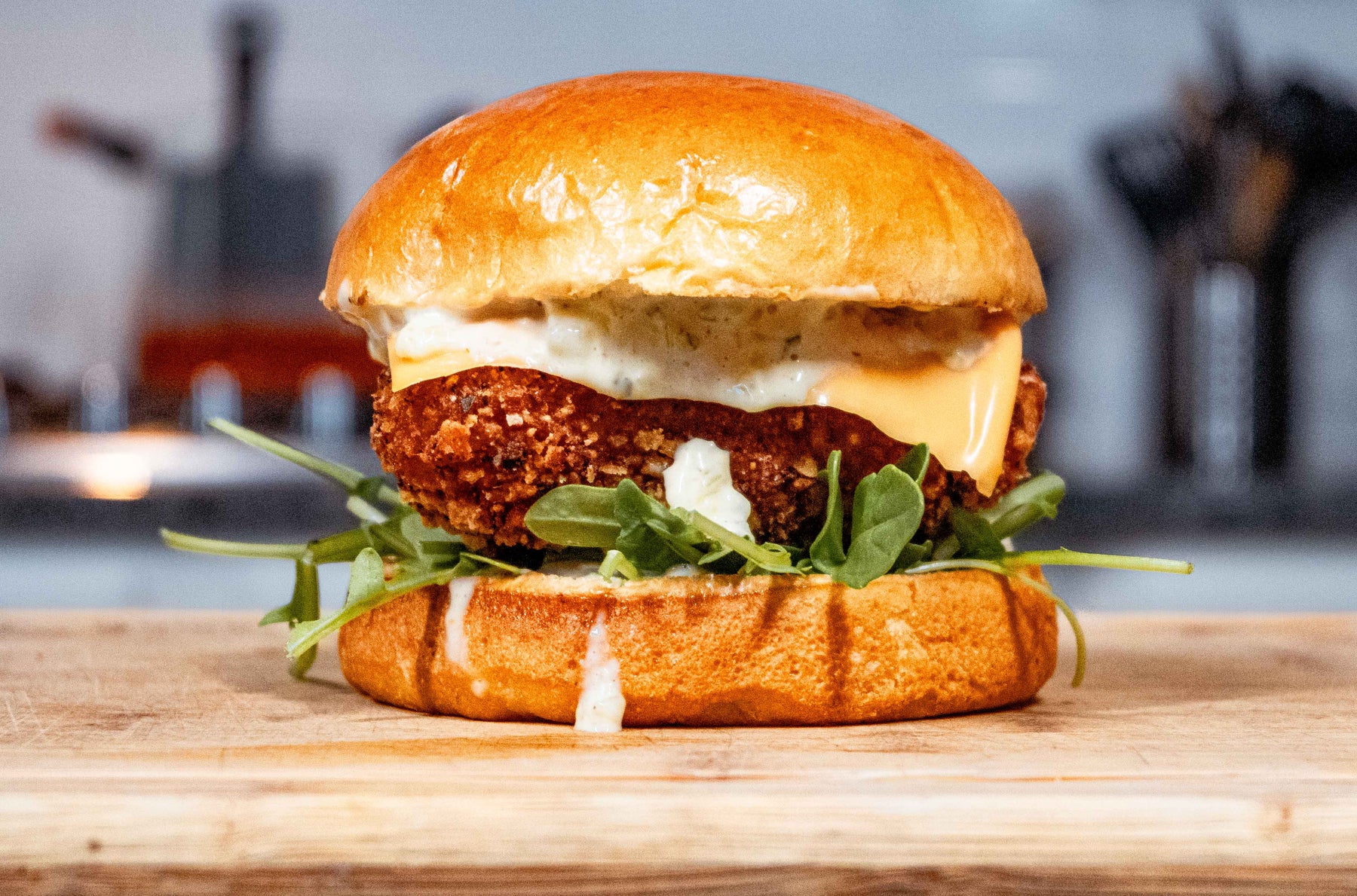 Fried Filet Sandwich with Panko Crust