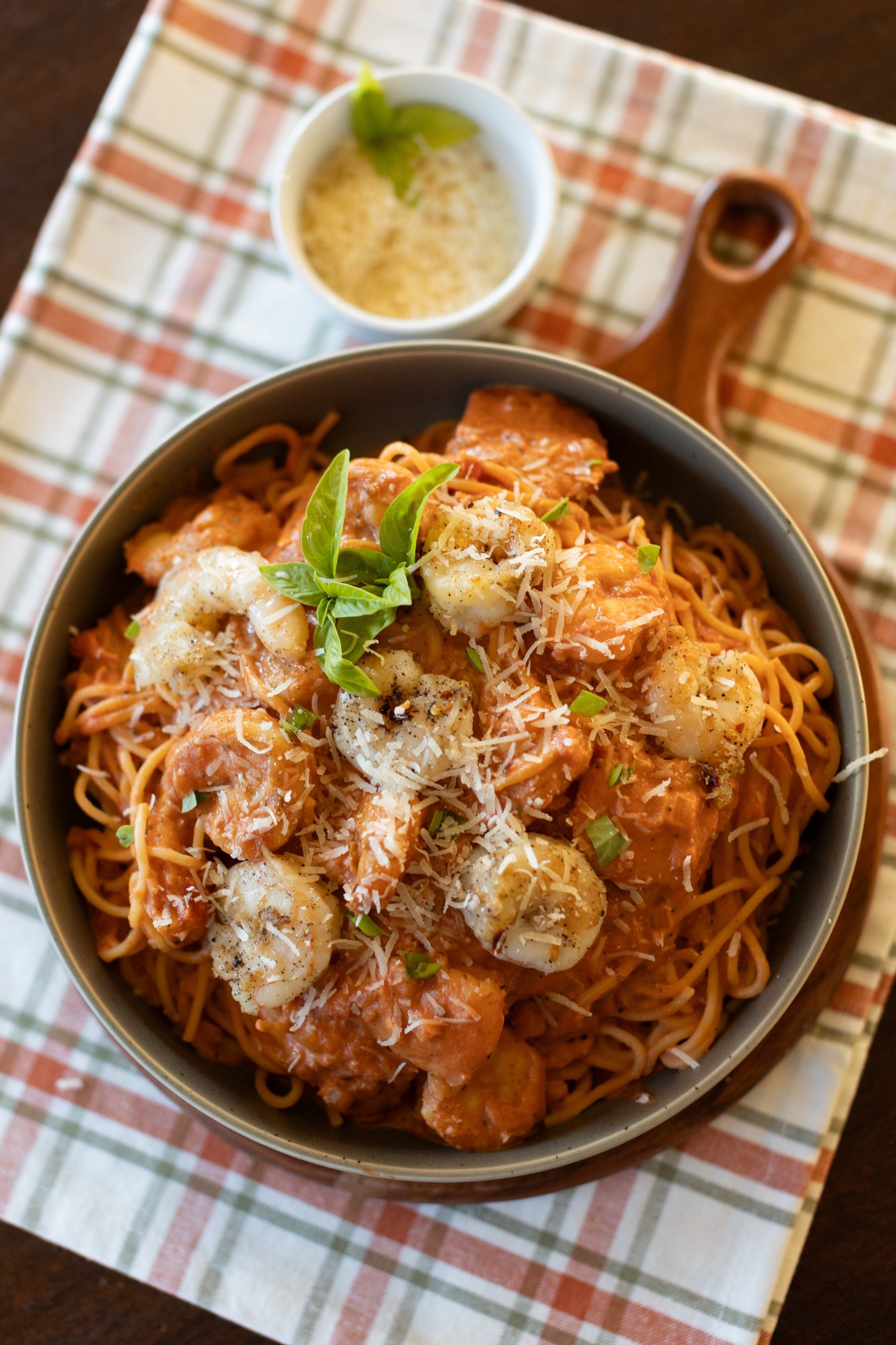 Spicy Shrimp Pasta