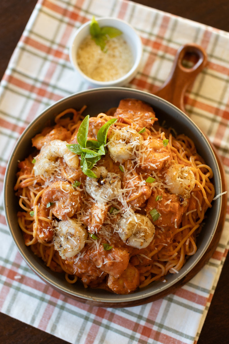 Spicy Shrimp Pasta