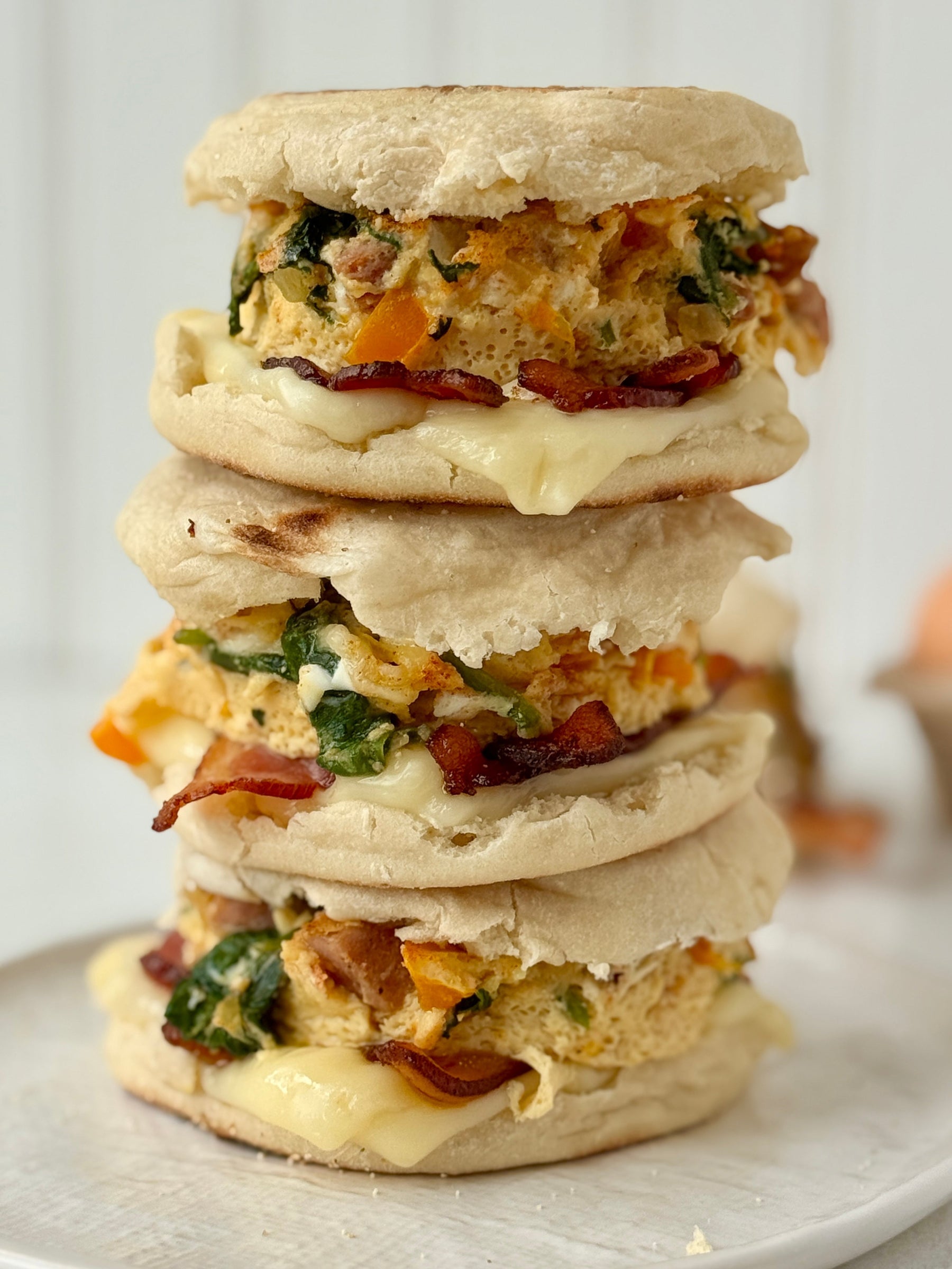 Bratwurst Breakfast Egg Sandwiches