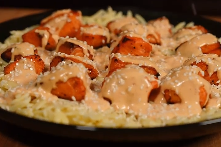 Bang Bang Salmon Bites Recipe