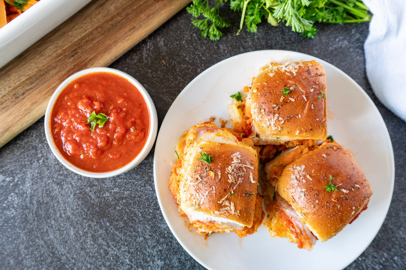 Chicken Nugget Parm Sliders