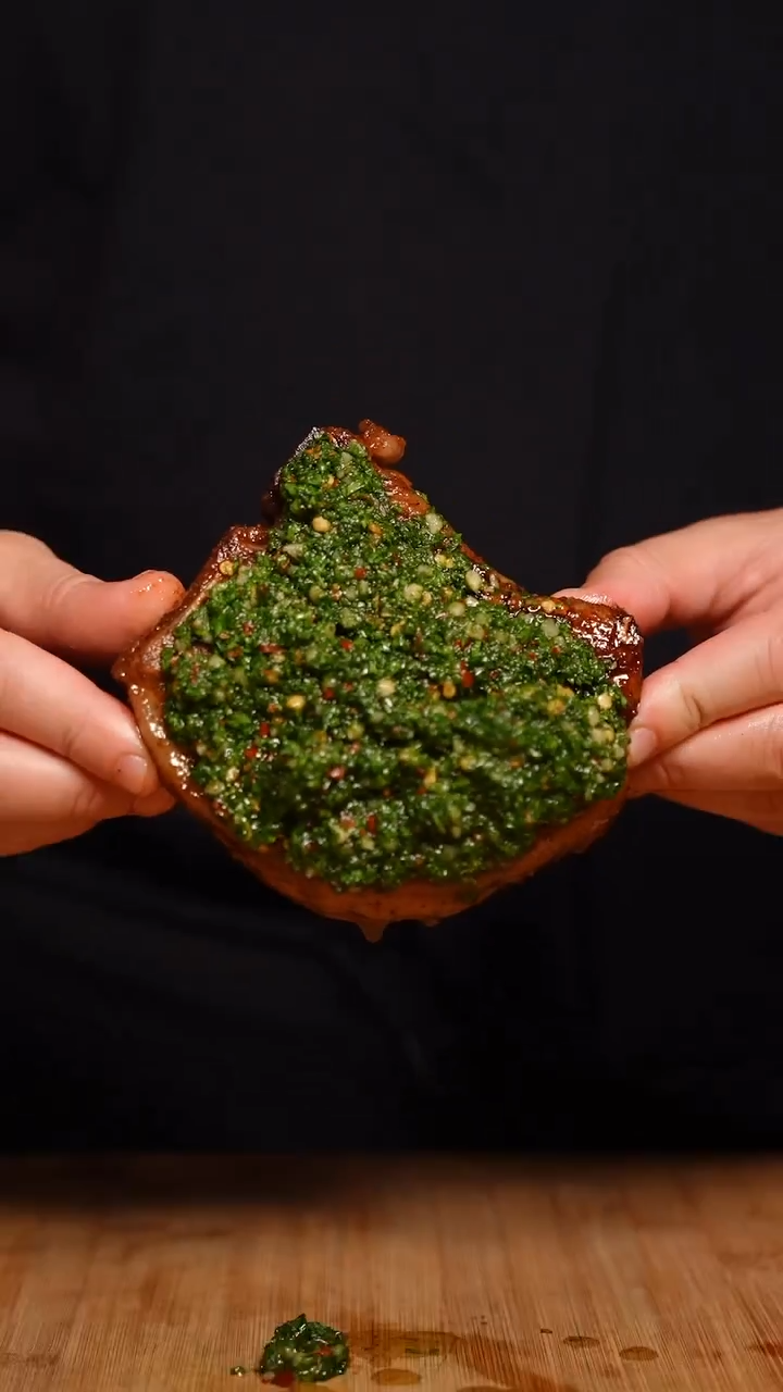 EXTREMELY JUICY CHIMICHURRI PORK CHOP