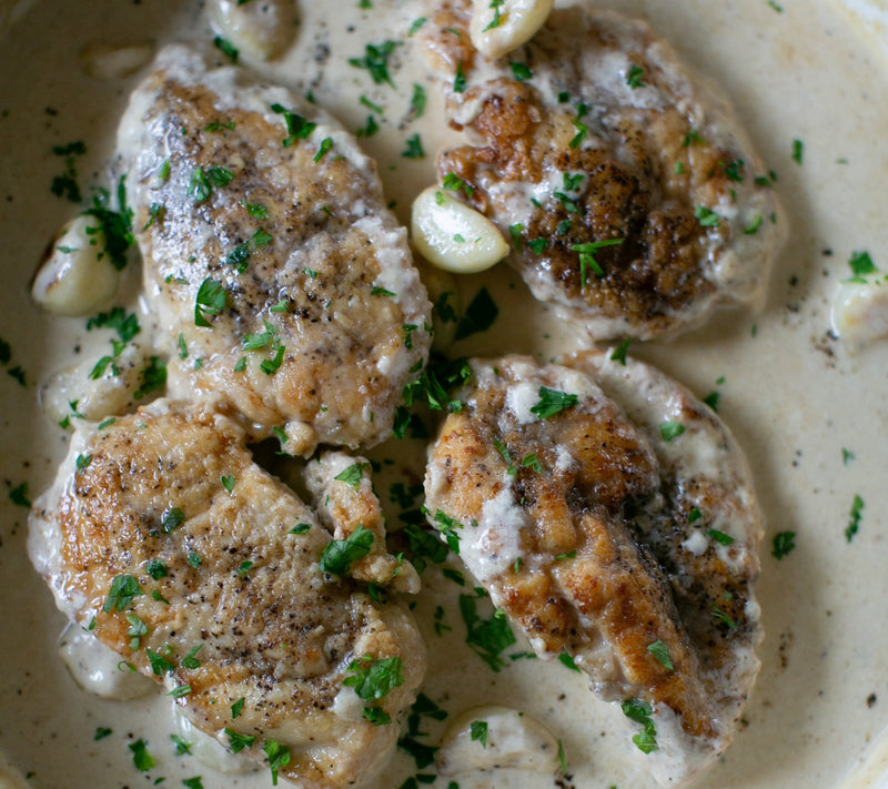 Garlic Smothered Chicken