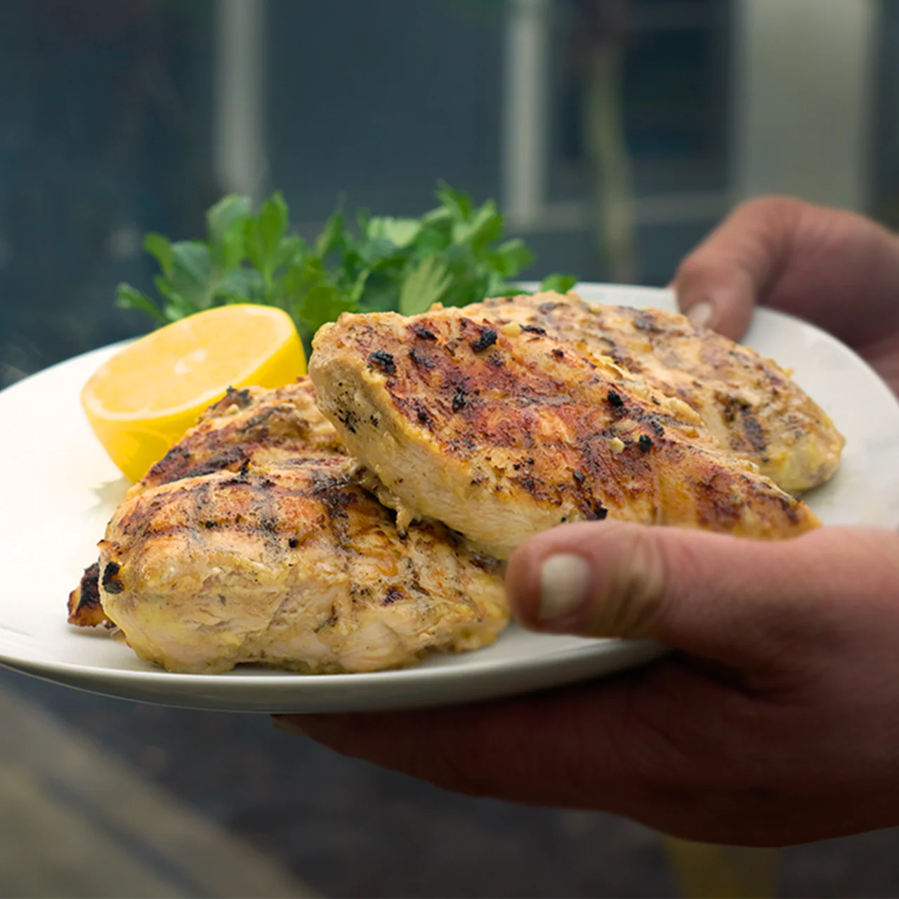 Greek Marinated Grilled Chicken Breasts