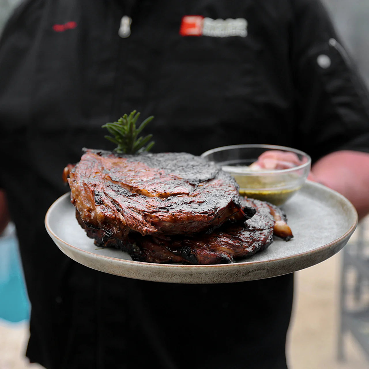 Grilled Ribeyes with Chef Beau Mac's Signature Marinade