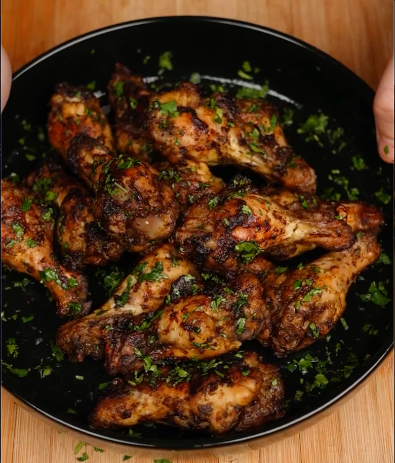 Air Fryer Cilantro Lime Chicken Wings