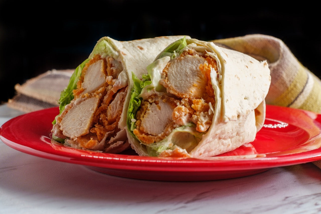 Quick and Easy Chicken Caesar Salad Wraps
