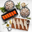 The Wild-Caught Seafood Box brings you raw wild American salmon filets, wild-caught rock fish, and peeled and deveined wild-caught gulf shrimp. Delivered  to your door and always seed oil free.