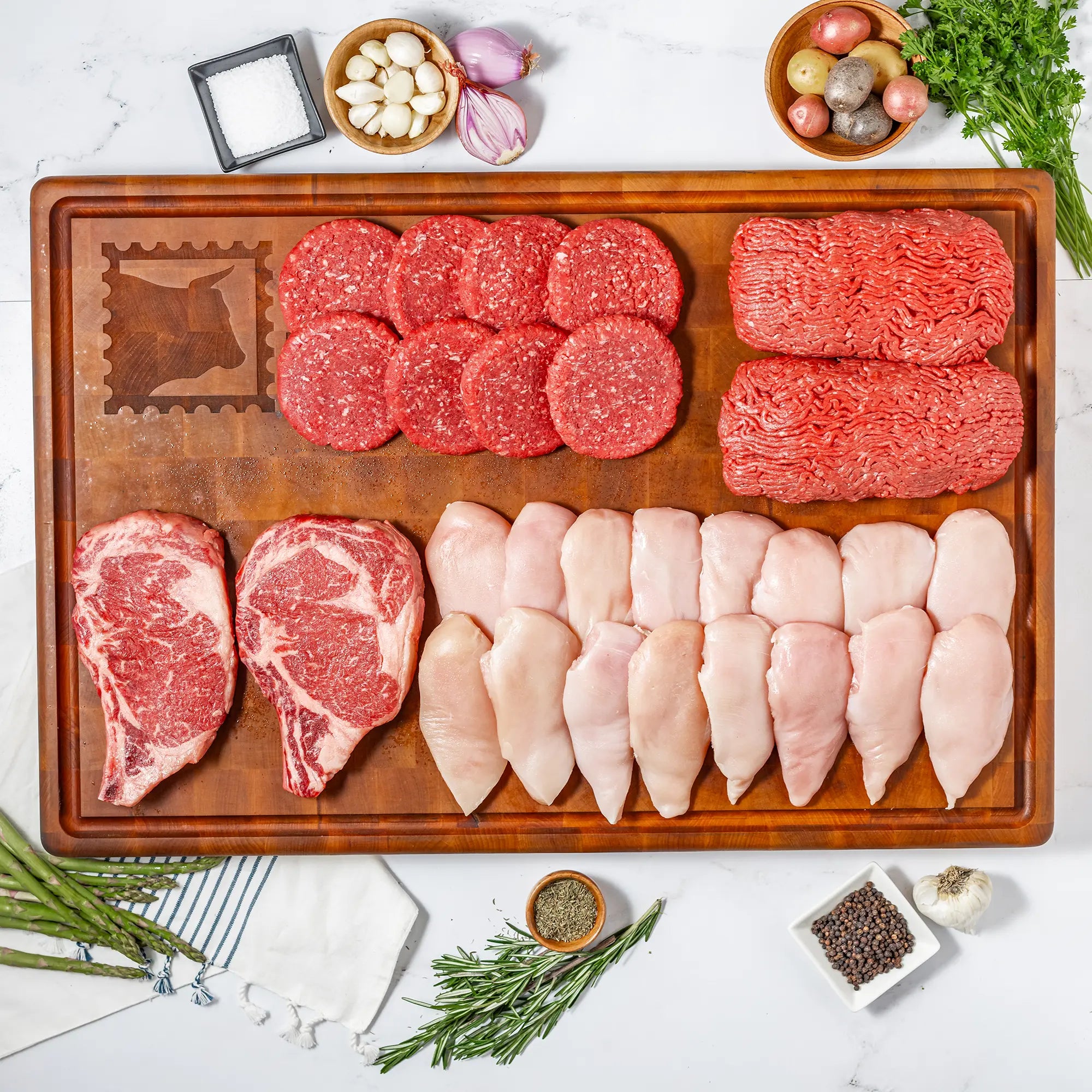 Allie Stuckey Good Ranchers Box - Exclusive, 100% American Meat - Perfect for Families, Hosting, and more