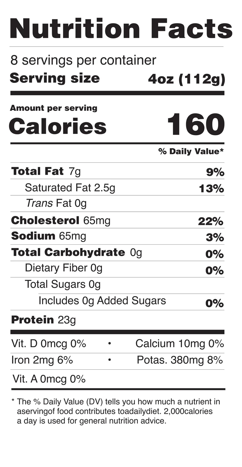 Beef Roast nutrition facts