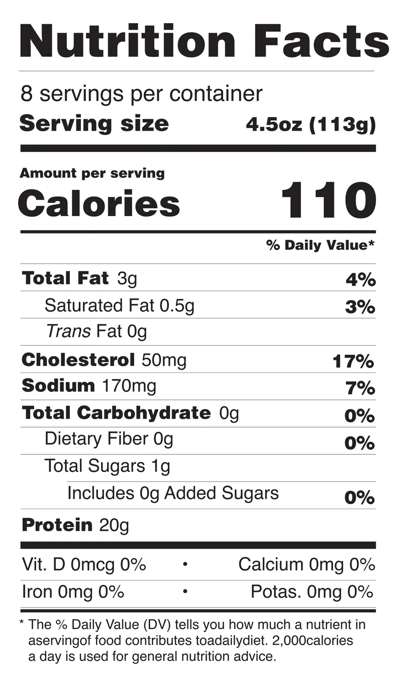 Italian Marinated Boneless Skinless Chicken Breasts nutrition facts