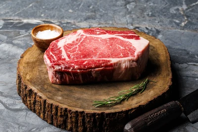 Thick-Cut Bone-In Ribeye Steak