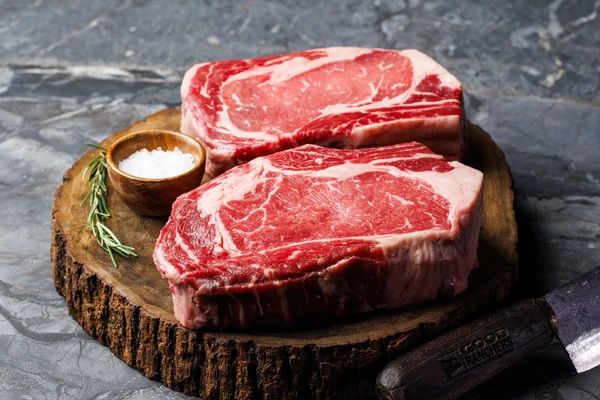 Thick-Cut Bone-In Ribeyes