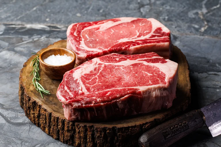 Thick-Cut Bone-In Ribeyes