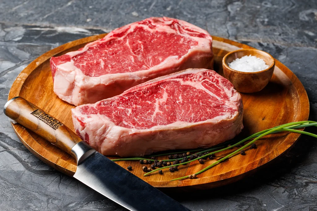Thick-Cut Bone-In New York Strips