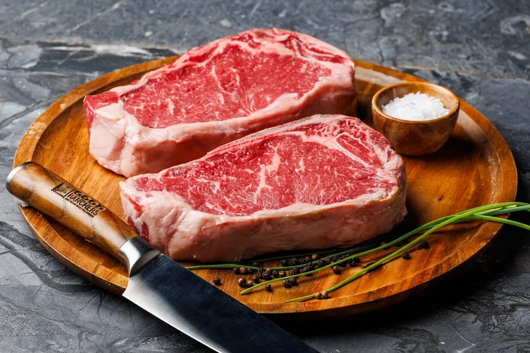 Thick-Cut Bone-In New York Strips