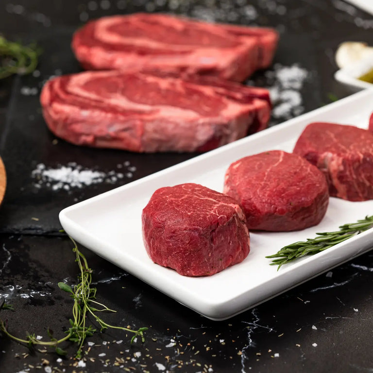 Good Ranchers Luxury Steak Gift Box - America’s Best Steak Gift Box - Mail Order Ribeyes and Filet Mignons