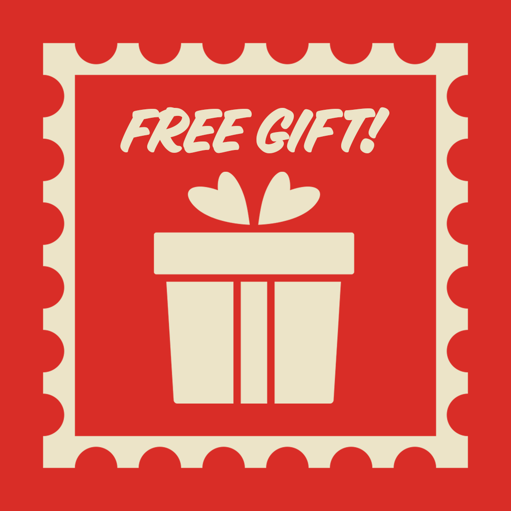 Illustration of a gift box with a bow and the words Surprise Gift above it, set inside a decorative border on a red background—perfect for delighting every loyal subscriber.